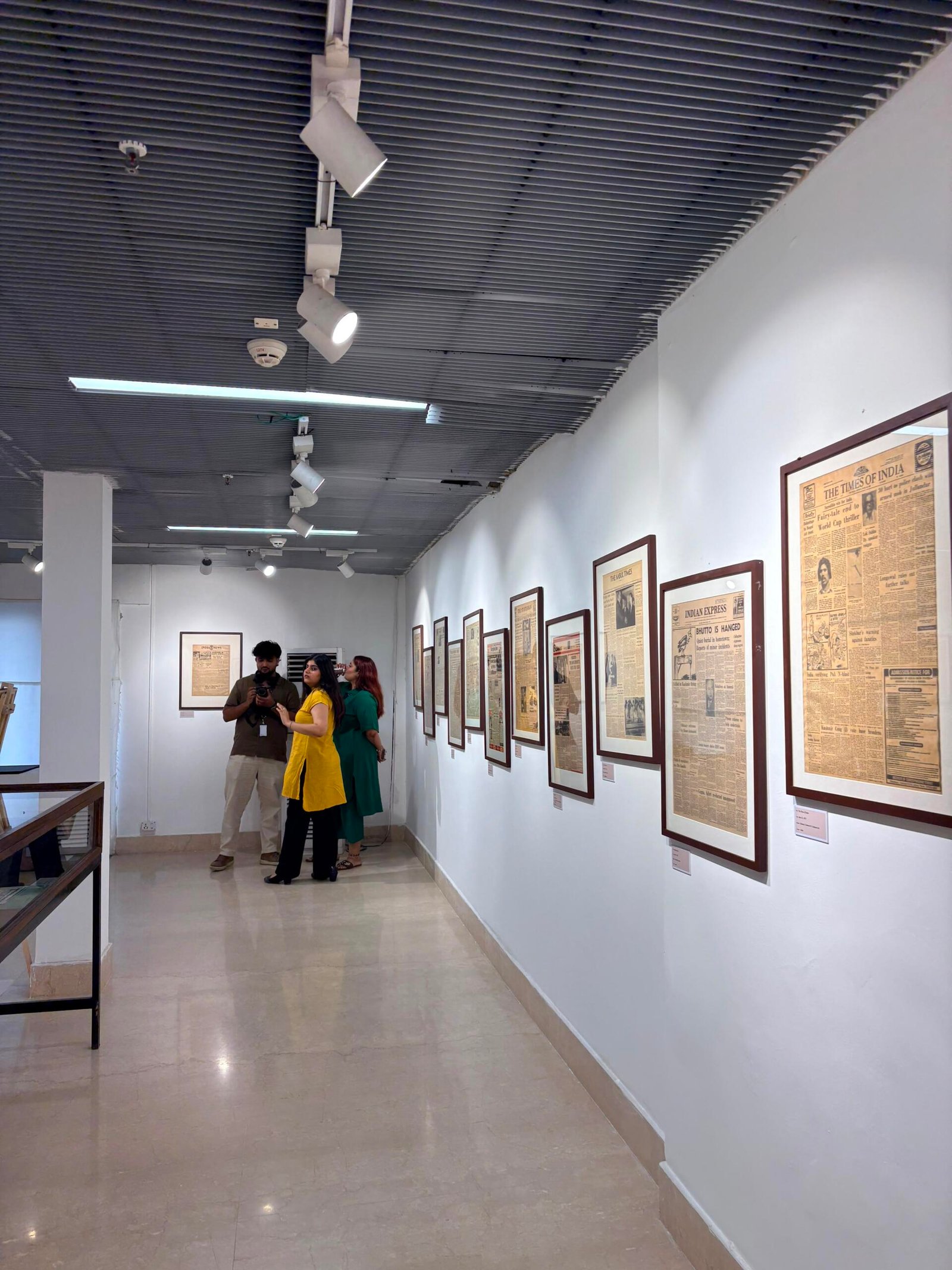 Visitors Viewing Print Heritage Archives