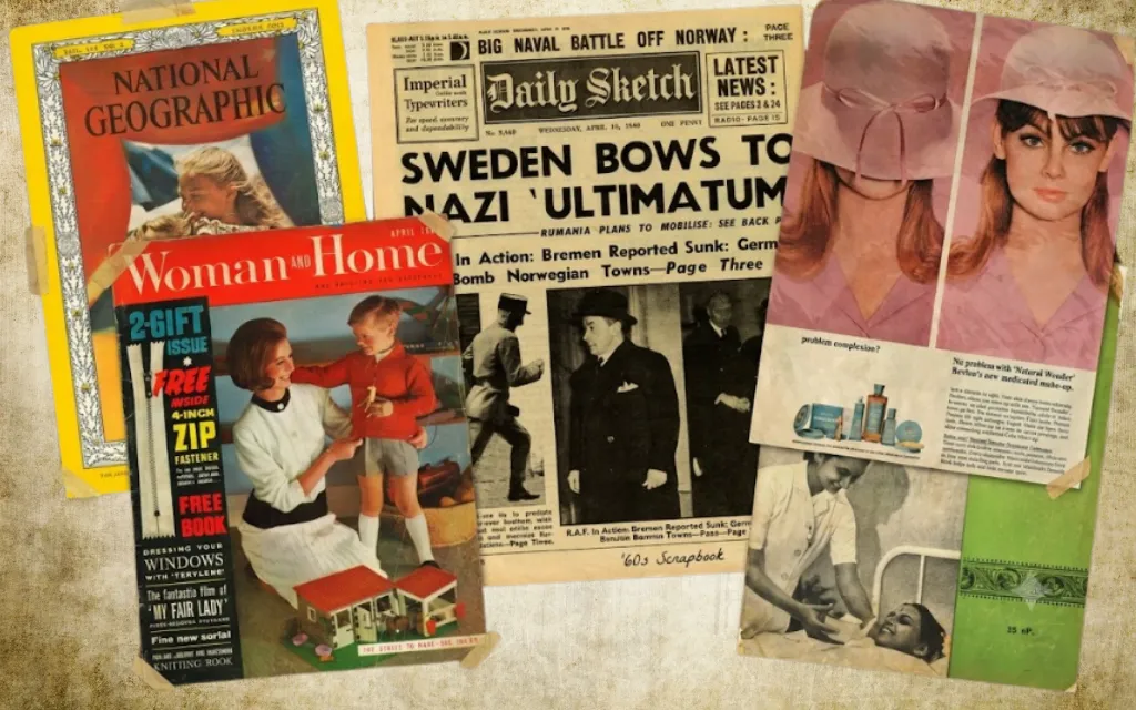 CIPHM Collection Vintage Magazine Archive Collage