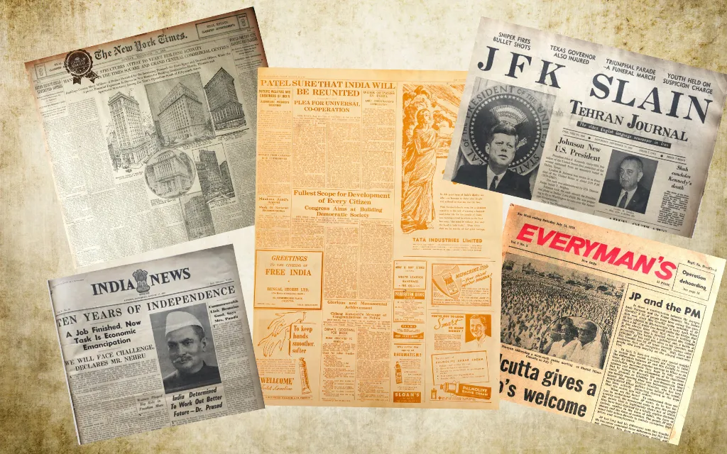 Why Print Heritage Matters Historical Newspaper Archive Collage